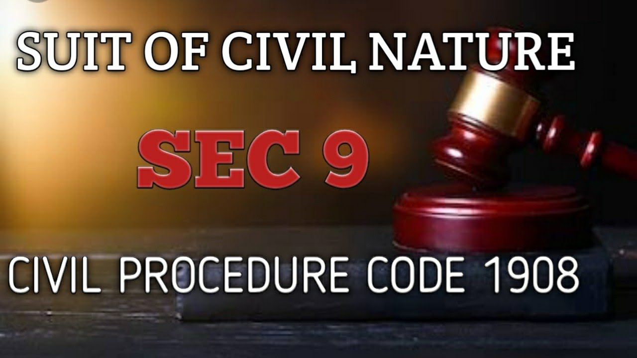 Suit of Civil Nature | Civil procedure code, 1908 Sec 9 | Law Lecture ...