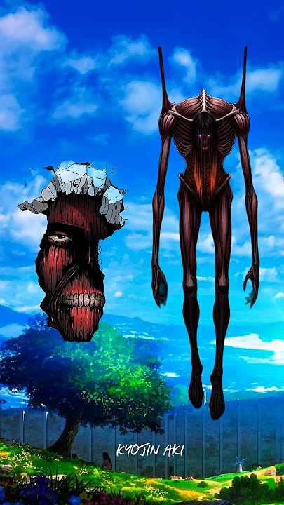 Chances of AOT Titan's Winning against Wall titan #anime #shorts