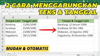 How to Combine Text and Dates in Excel Easily and Automatically How to Combine Text and Dates in Excel Easily and Automatically