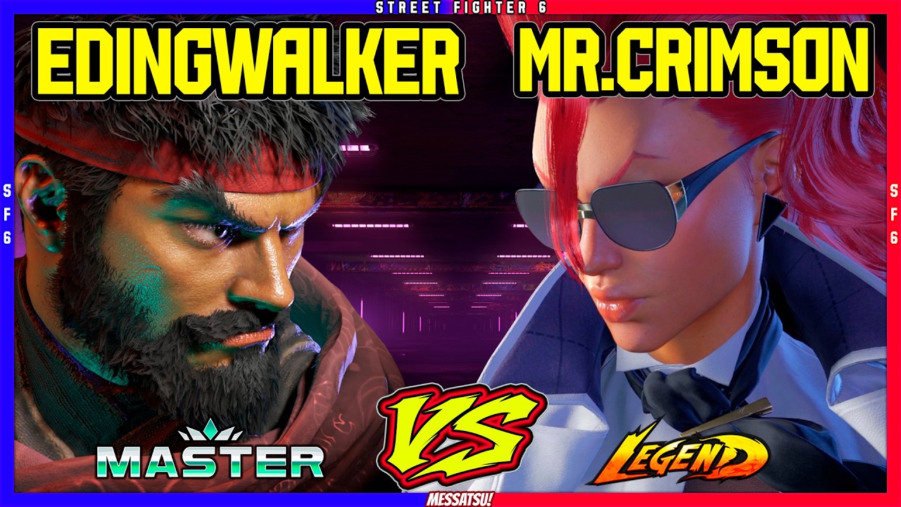 SF6 EdingWalker (Ryu) VS Mister Crimson (C.Viper)💥Messatsu!💥スト6💥Street fighter 6