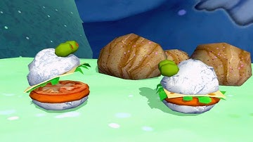 SpongeBob HeroPants - Walkthrough Part 6 - Prehistory: Level 6