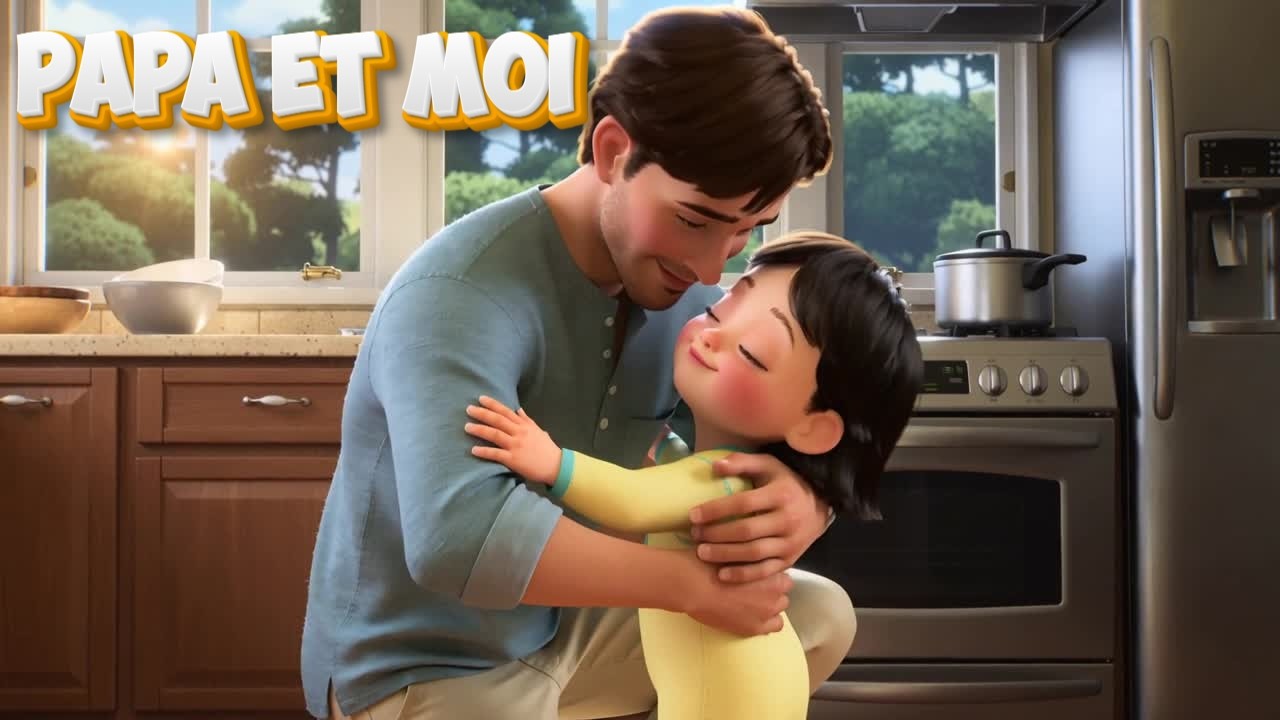 Papa m’embrasse 💙👨‍👦 | Chanson douce et touchante – Inkima_Tv Show ...