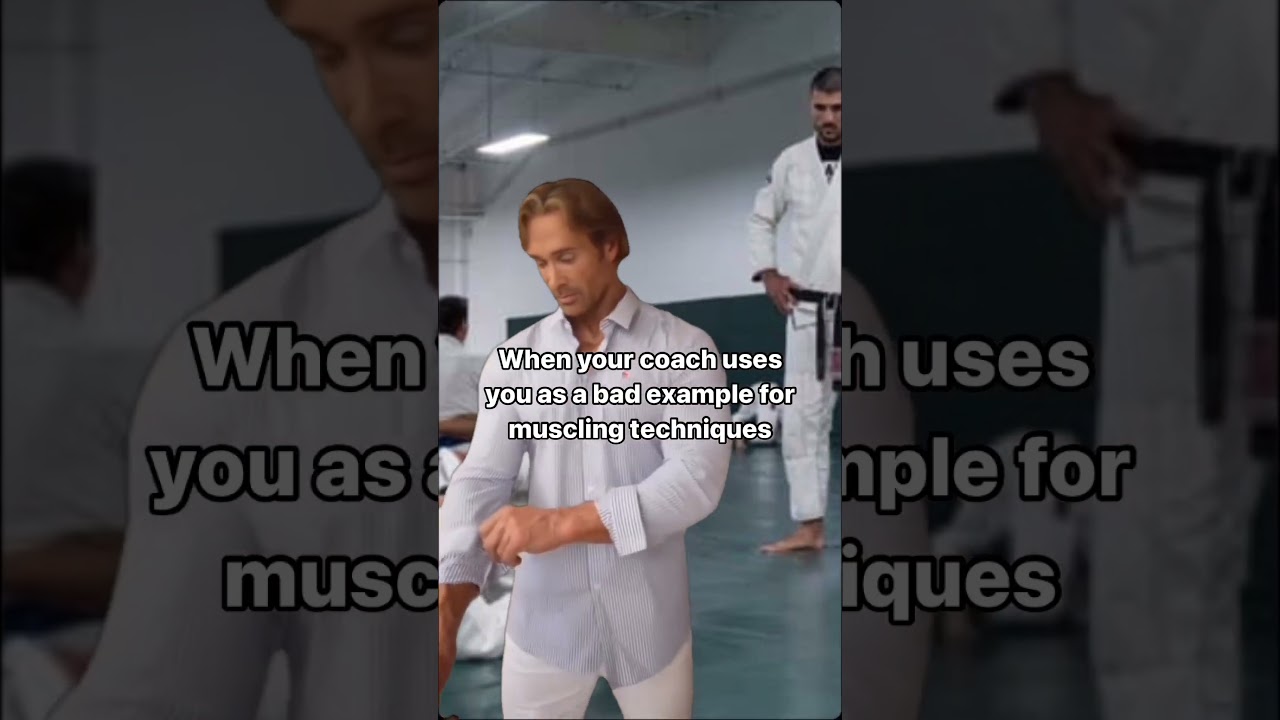 when coach uses you as a bad example for muscling techniques