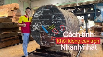 CÁCH TÍNH KHỐI LƯỢNG CÂY TRÒN CHÍNH XÁC NHẤT | Đồ Gỗ Thế Hoàn