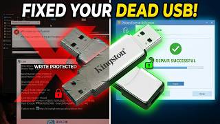 This Disk Is Write Protected — Fixed 2 Dead Kingston USBs (Free Tools) screenshot 2
