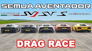 DRAG RACE SEMUA Lamborghini Aventador