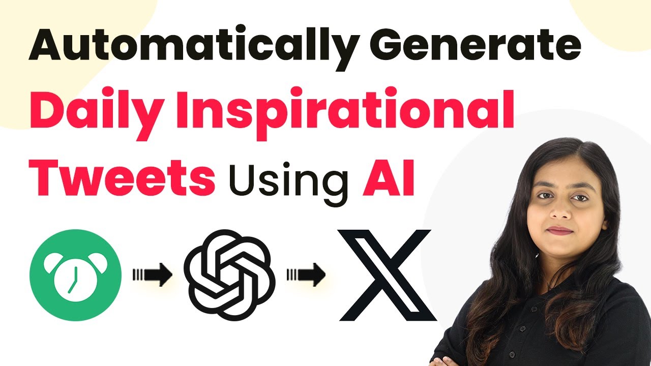 How to Automatically Generate Daily Inspirational Tweets Using AI - YouTube