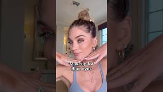 The easiest products for maximum impact on blue eyes. They will POP 👀 #eyemakeuptutorial
