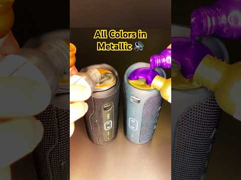 🔊 Bass Party with All Metallic Colors #shorts #jbl #bass #asmr