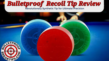Bulletproof Recoil Tip full review. @BulletproofBilliardsOfficial