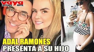 Adal Ramones presenta a su hijo Cristobal Ramones.