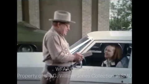 Sheriff Joe Higgins Visits Dallas - December 1970