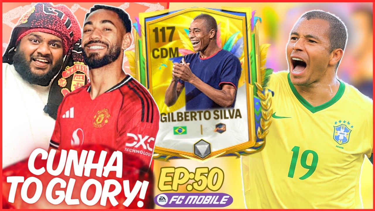 GINGA HERO Gilberto Silva 117 OVR CDM Player Review | Cunha to Glory Episode: 50 | FC MOBILE