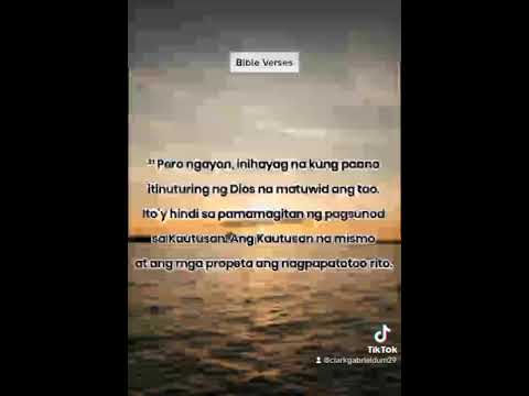 (BIBLE VERSE) Mga Taga Roma 3:19-24