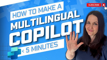 Make Your Own Multilingual Copilot In 5 Minutes Using Copilot Studio!