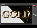 Photoshop Gold Text Effect | Part 2: Remove the Background