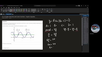 8.1.3. Graphs of the Sine and Cosine Functions - Graph to Equation