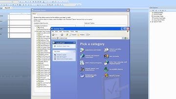 Connecting to a Database with Crystal Reports 2008
