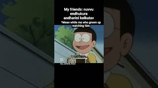 Doraemon Telugu Nobita Thug Life Telugu Nobita Meme Telugu