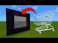 How To Make A Portal To The Shopping Cart Dimension in Minecraft!