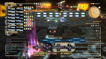 Final Fantasy XIV:ARR - Labyrinth of the Ancients Raid - Phlegethon - BLM Xuthern Rune (First Time)