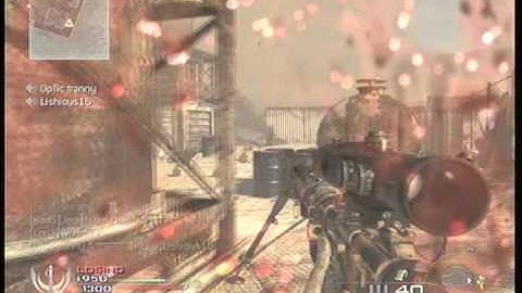 OpTic Envision - Modern Warfare 2 Sniping killstreak on rust