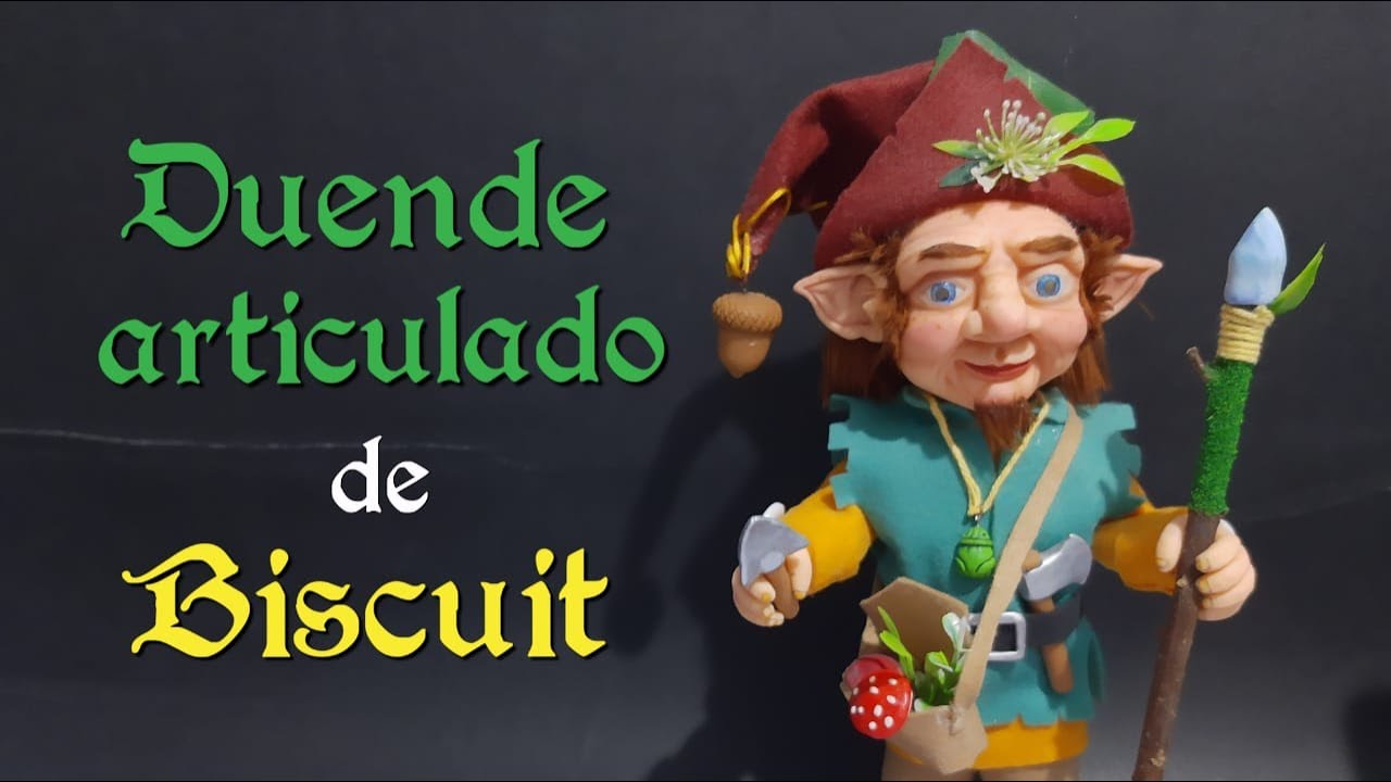 Duende Articulado em Biscuit