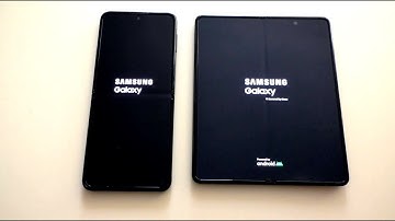 Samsung Galaxy Z Flip3 5G vs Galaxy Z Fold3 5G Bootanimation