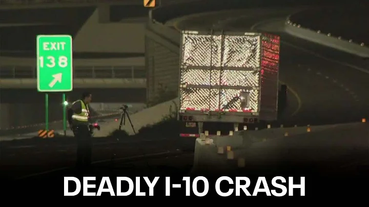 Deadly crash involving 2 semis shuts down I-10 in west Phoenix