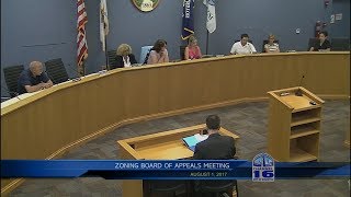 Zoning Board of Appeals Meeting 8/1/2017 Zoning Board of Appeals Meeting 8/1/2017
