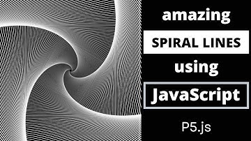 Spiral Line illusion using JavaScript (p5.js).