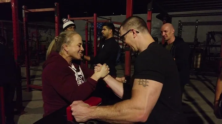 Sarah Backman Vs Cody Hadley #armwrestling #sidetable