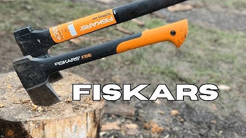 Unbeatable axes for chopping logs and kindling!!?? #FISKARS