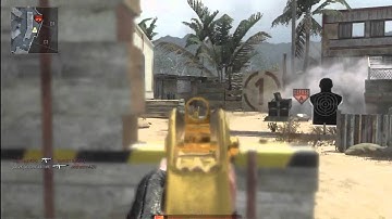 Black Ops SniperGamerr Gold M16 HC S&D on Firing Range