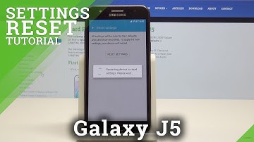 How to Reset Settings in SAMSUNG Galaxy J5 - Restore Default Settings