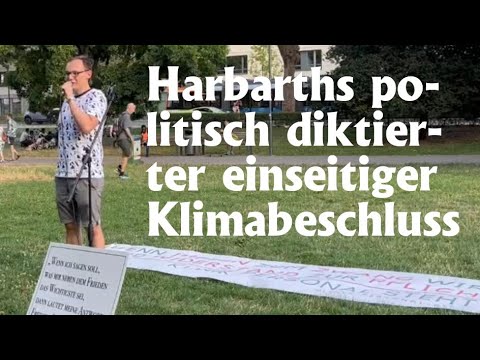 Studenten stehen auf (Stauf) über Harbarths politisch diktierten Vortrag Klimabeschluss