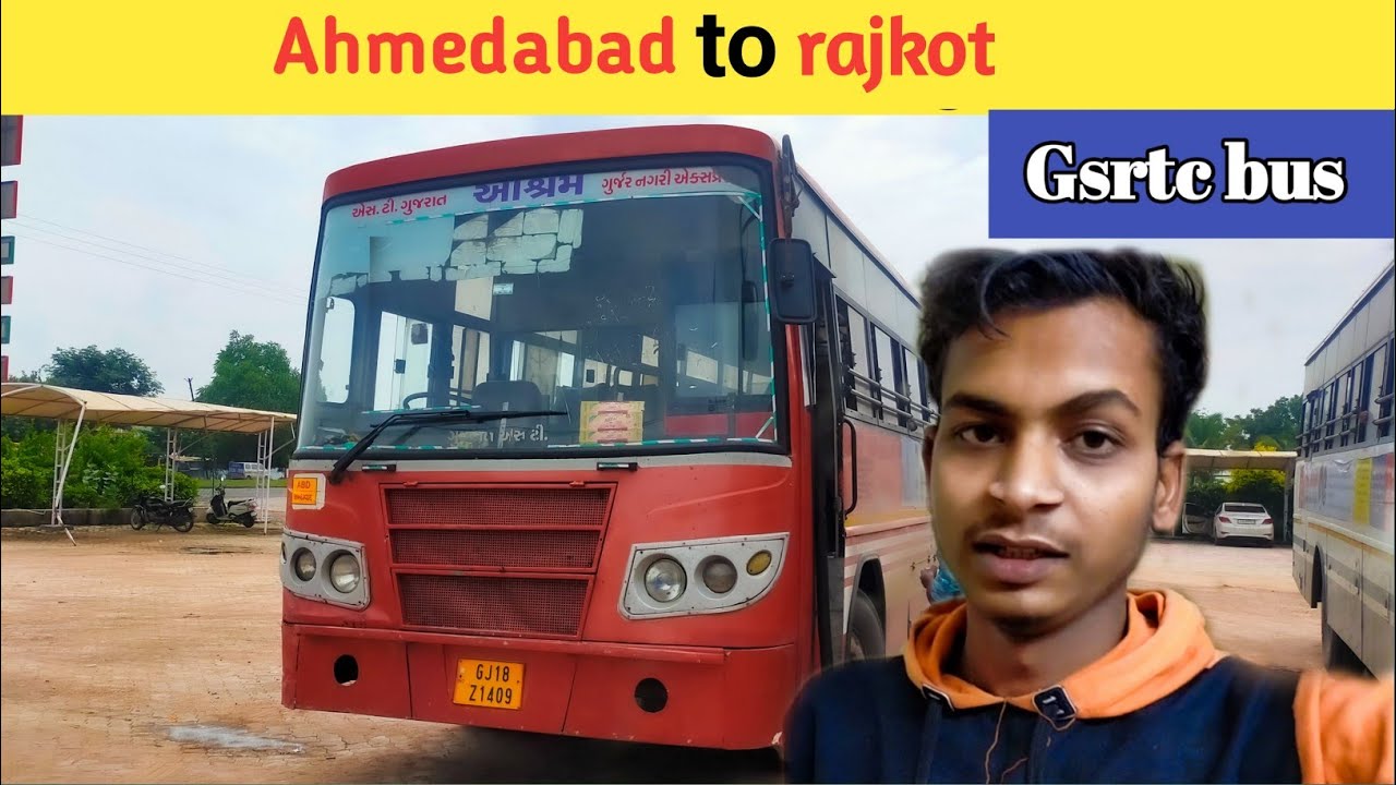 Ahmedabad To Rajkot Travel In  Gsrtc Bus / Gsrtc Bus / Satish Vlogs