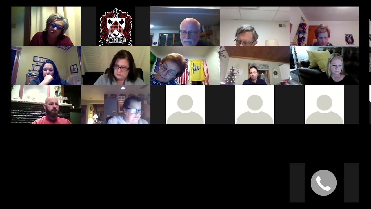 Southmoreland School Board Discussion Meeting, January 14, 2021 7PM