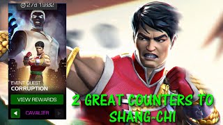 Marvel Contest of Champions - 2 GREAT COUNTERS TO SHANG-CHI IN CORRUPTION EVENT QUEST (CAVALIER)