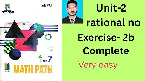 Class 7 math path exercise 2b | The educators school math path | commutative property | associative