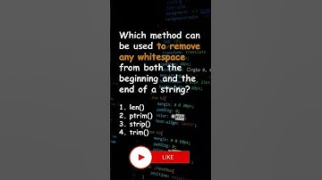 How to Remove whitespaces from String │String Operations │ Python Quiz
