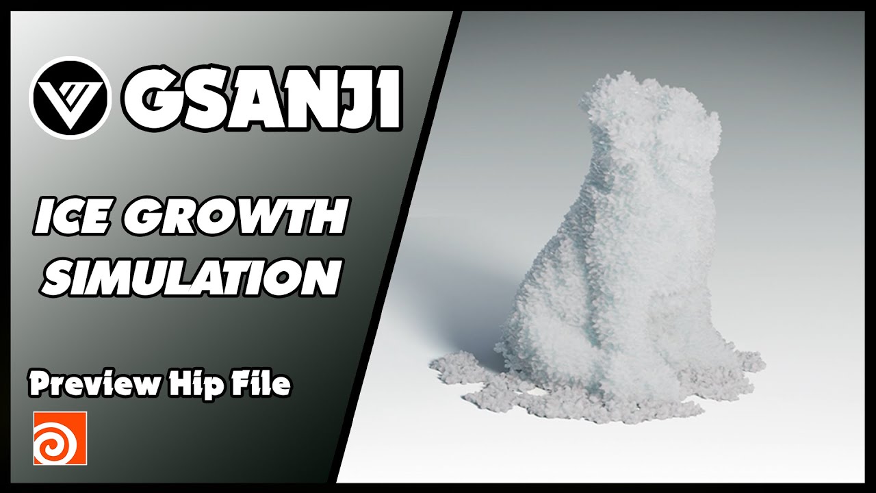 Ice Growth Simulation | Houdini Tutorial | Hip File - YouTube