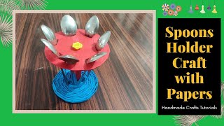 Spoon Stand | Spoon Holder Crafts with Paper