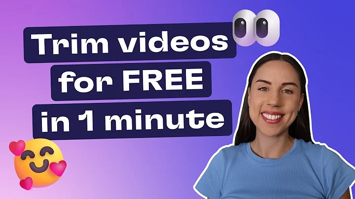 How to trim videos for FREE in 1 minute!
