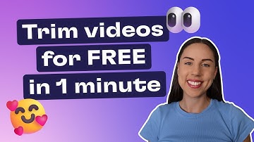 How to trim videos for FREE in 1 minute!