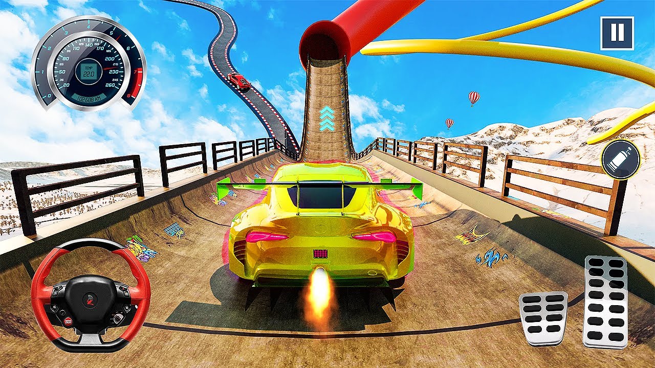 Impossible Car Stunt Racing (All Cars Unlocked) Mega Ramp Amazing Car  Tracks - Android Gameplay 