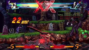 UMVC3: Combo for Amaterasu - New LV3 X-Factor Combo I learned!