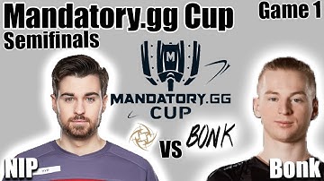 NIP vs BONK game 1 - Semifinals | Mandatory.GG Cup | Valorant Ignition Series