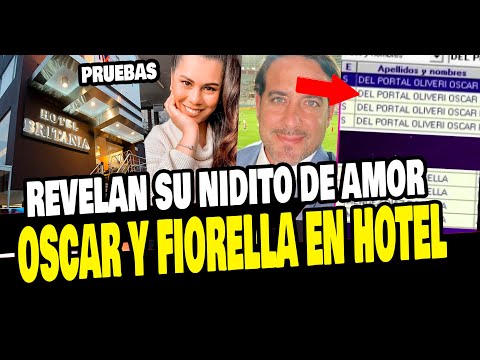 OSCAR DEL PORTAL Y FIORELLA MENDEZ SE VAN AL HOTEL PARA VIVIR SU ROMANCE EN SECRETO