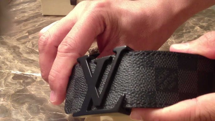Louis Vuitton Initiales belt Damier Graphite authentic Unboxing / Review 